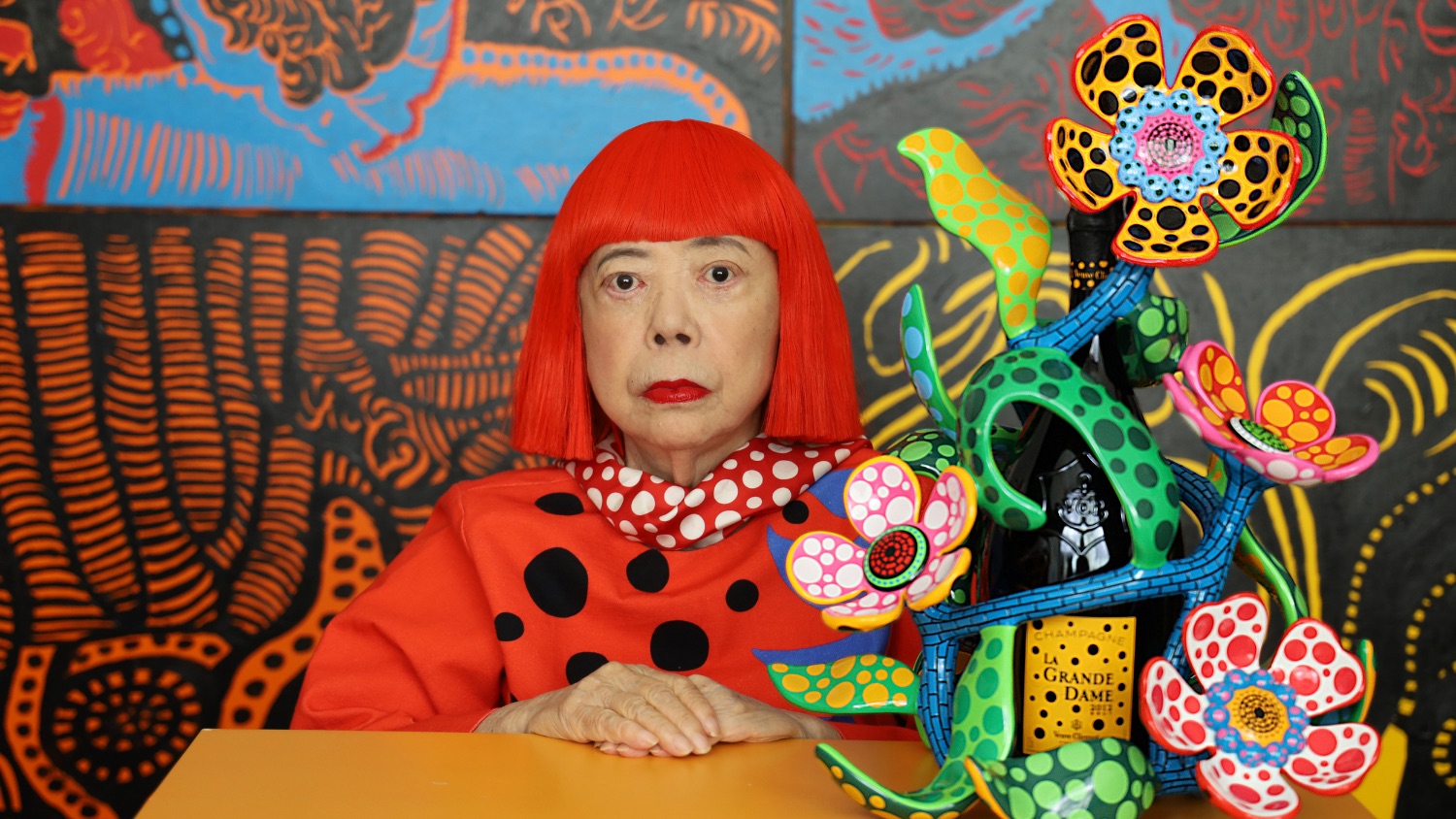 Six Artists Draw on Veuve Clicquot La Grande Dame's Kusama Collab