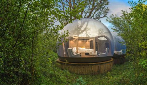 Places to Stay: Finn Lough Bubble Domes, (Northern Ireland)