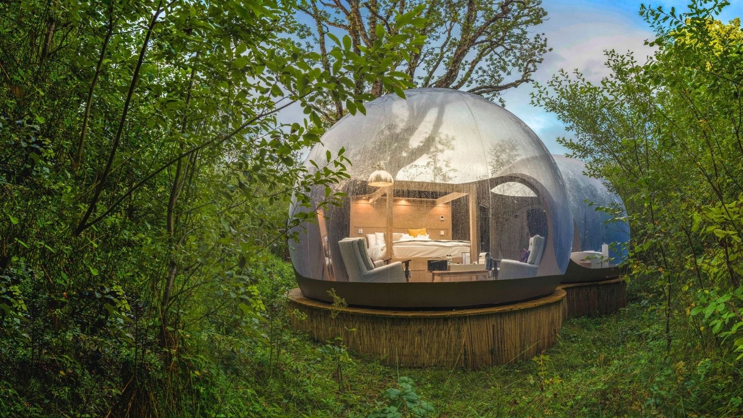 Places to Stay: Finn Lough Bubble Domes, (Northern Ireland)