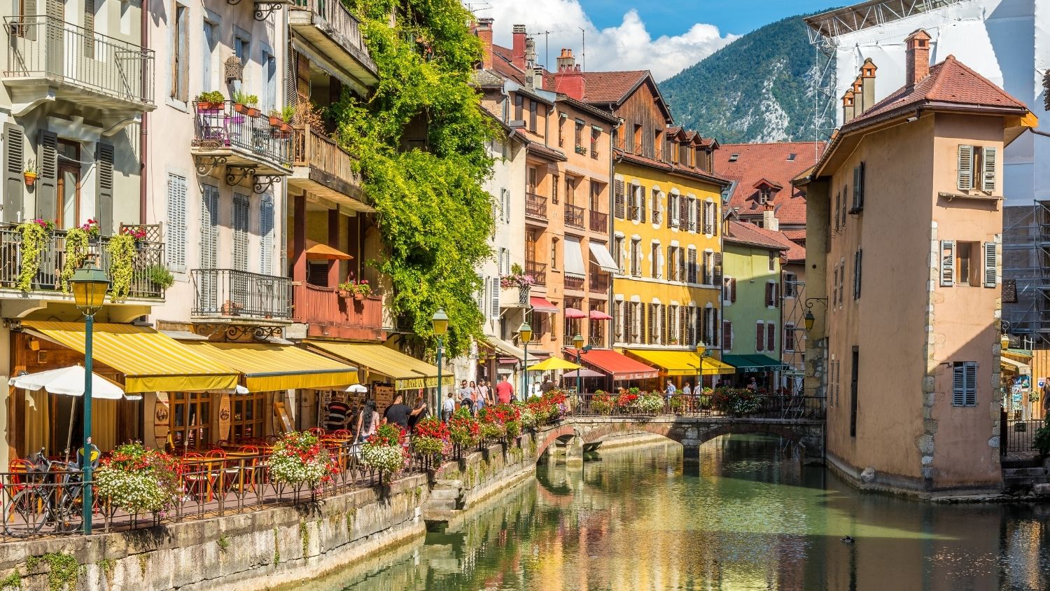 Annecy is the largest city of Haute Savoie department in the Auvergne Rhone Alpes region in southeastern France.