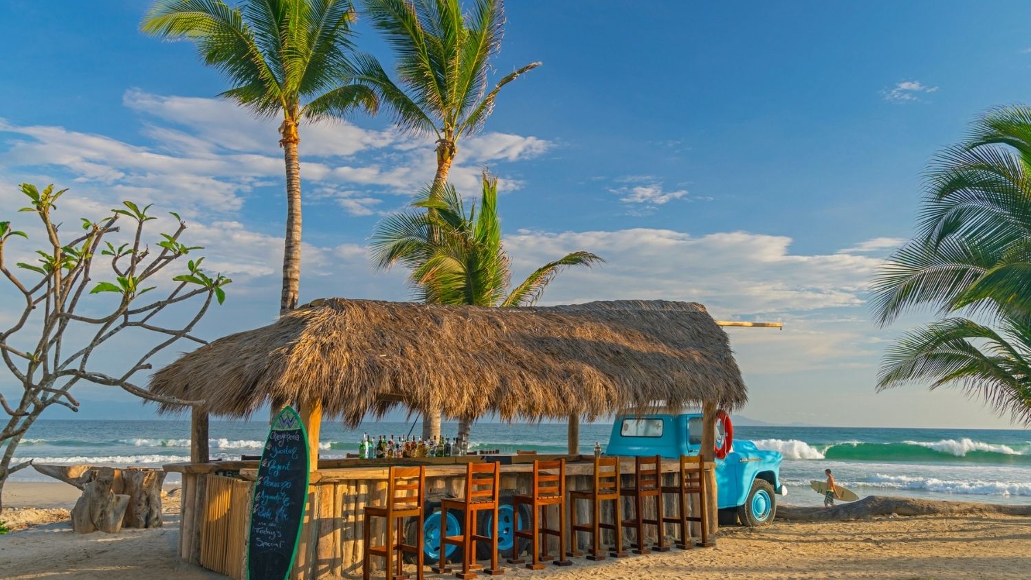 Beachside ceviche bar at W Hotel, Punta de Mita, Riviera Nayarit, Mexico
