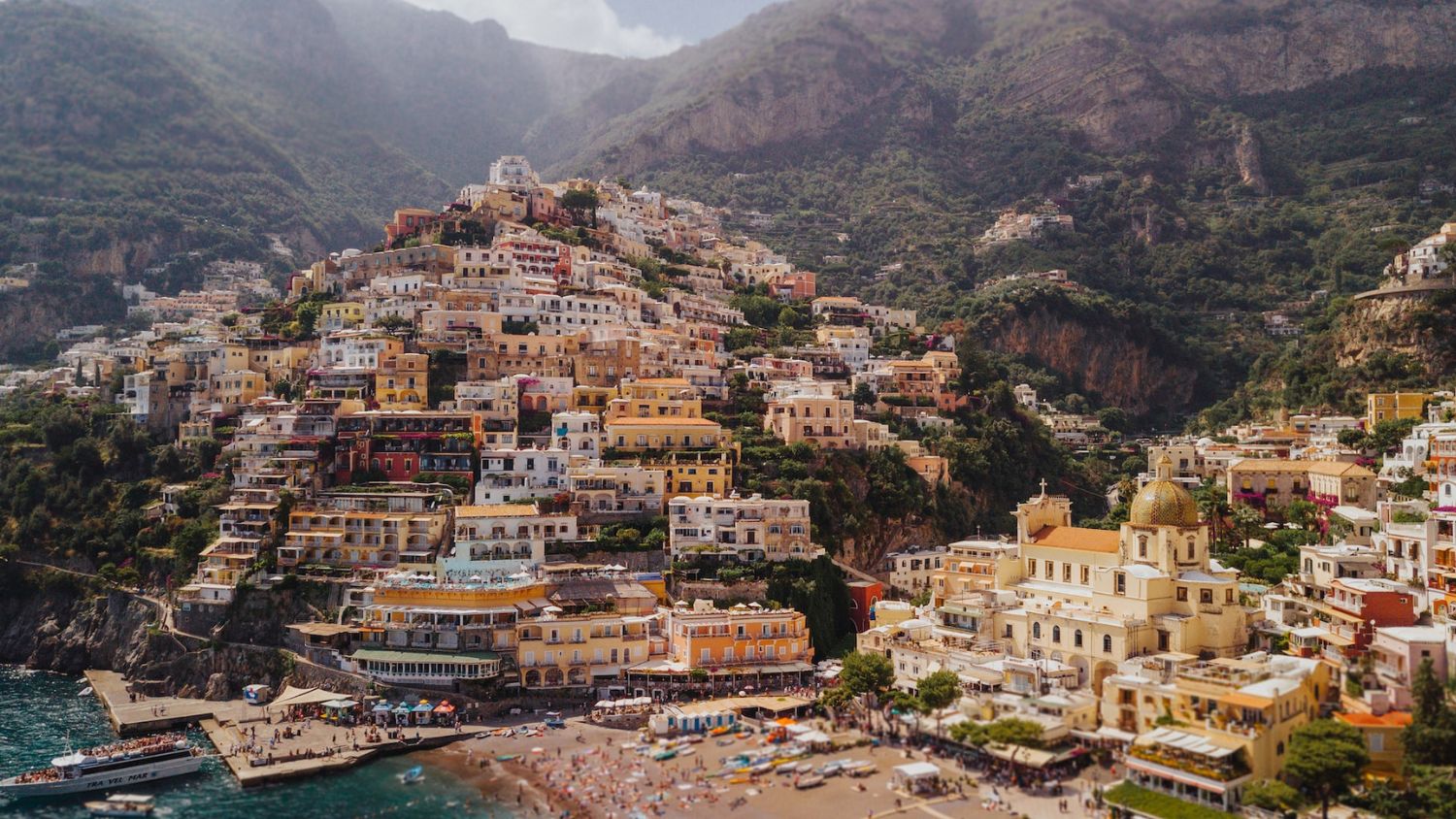 Amalfi Coast's Italy Most Colourful Seaside beach town