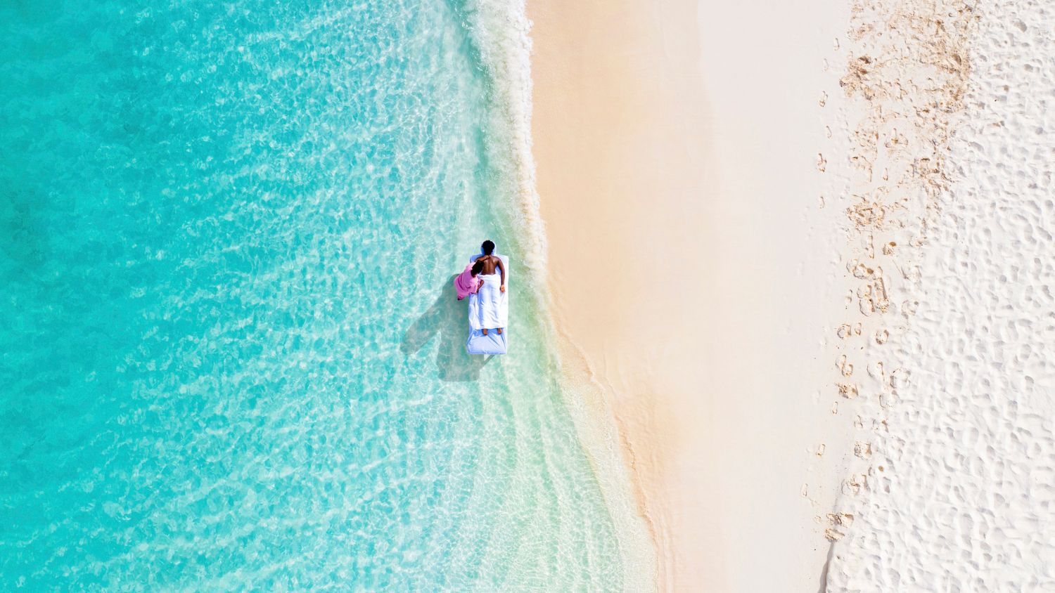 Beach massage, Anguilla