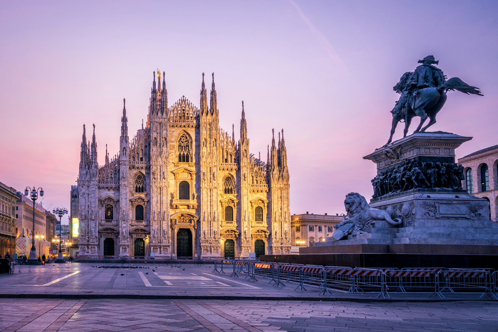 (Milan Cathedral) in Milan, Italy