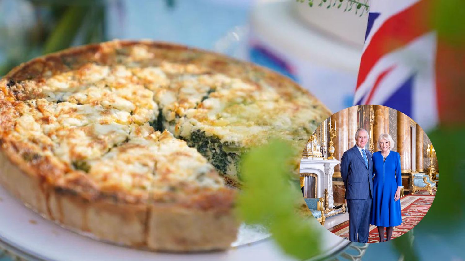 The Coronation quiche CREDIT: James Manning