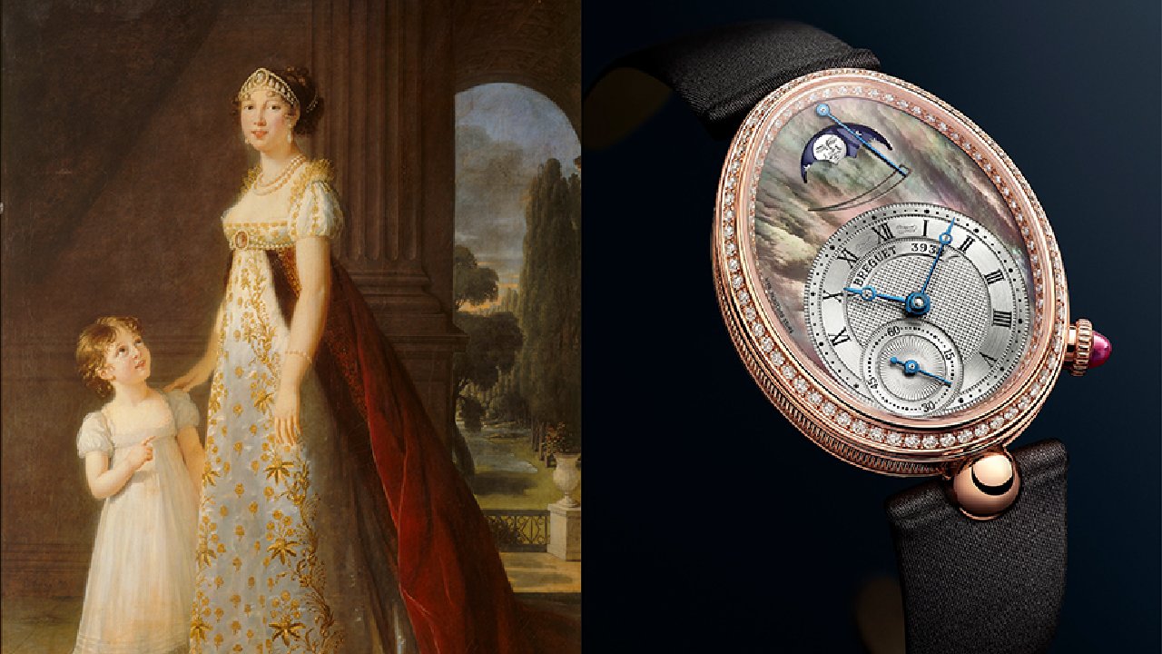 Abraham-Louis Breguet created the first wristwatch for Caroline Murat, sister of Napoleon and Queen of Naples ©Breguet