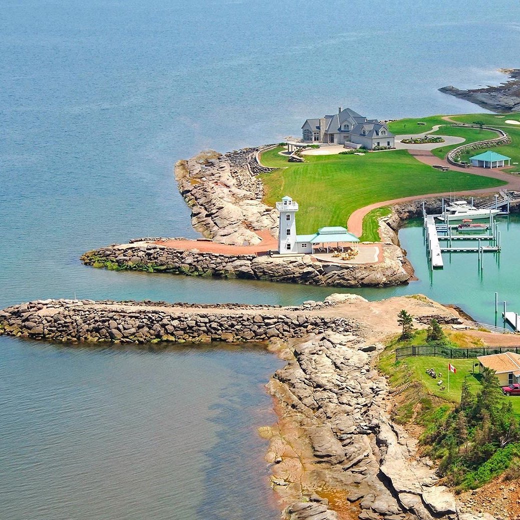 Ocean view of Fox Harb'r Resort.