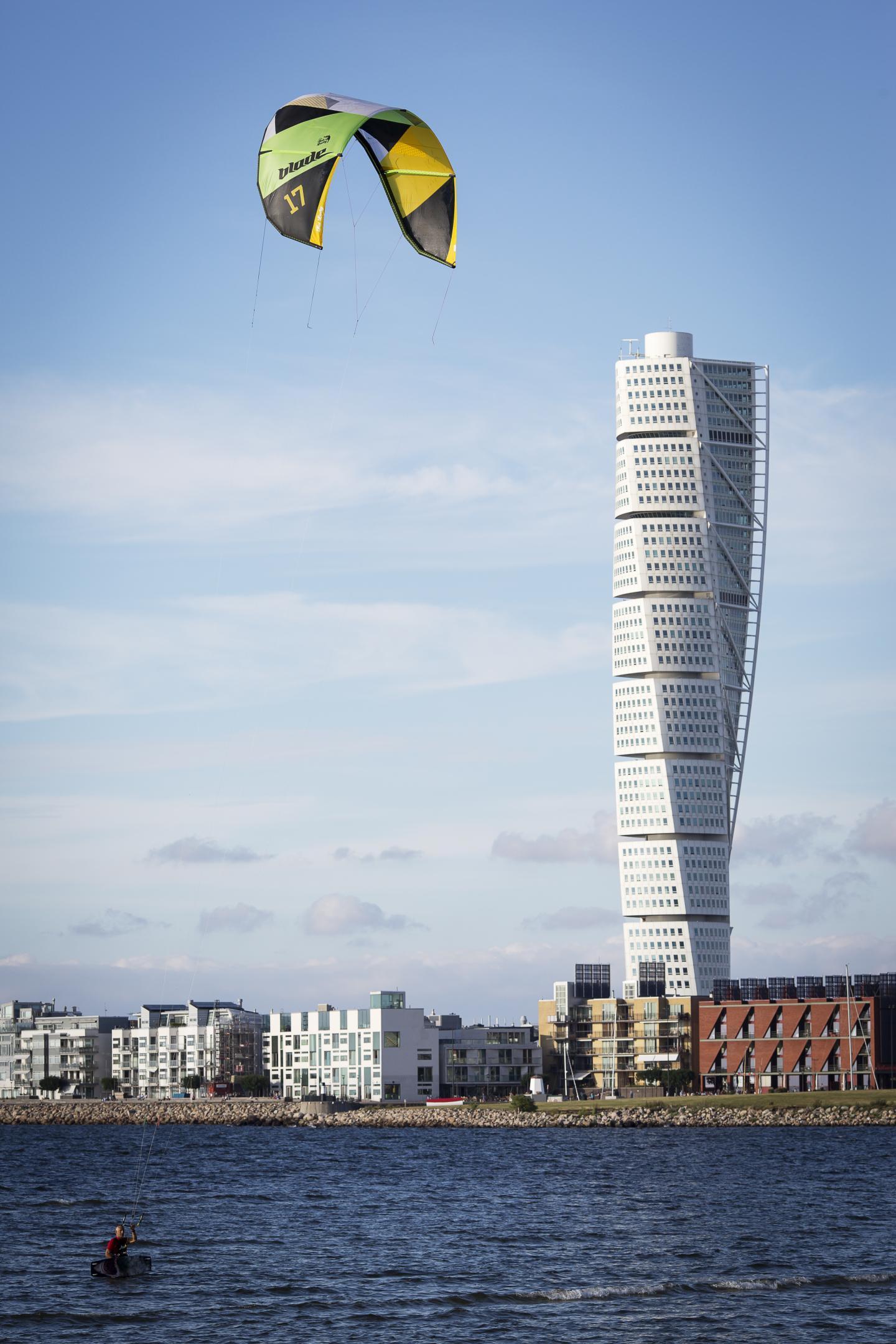 Malmö's Turning Torso is a neo-futurist residential skyscraper and the tallest building in Scandinavia.