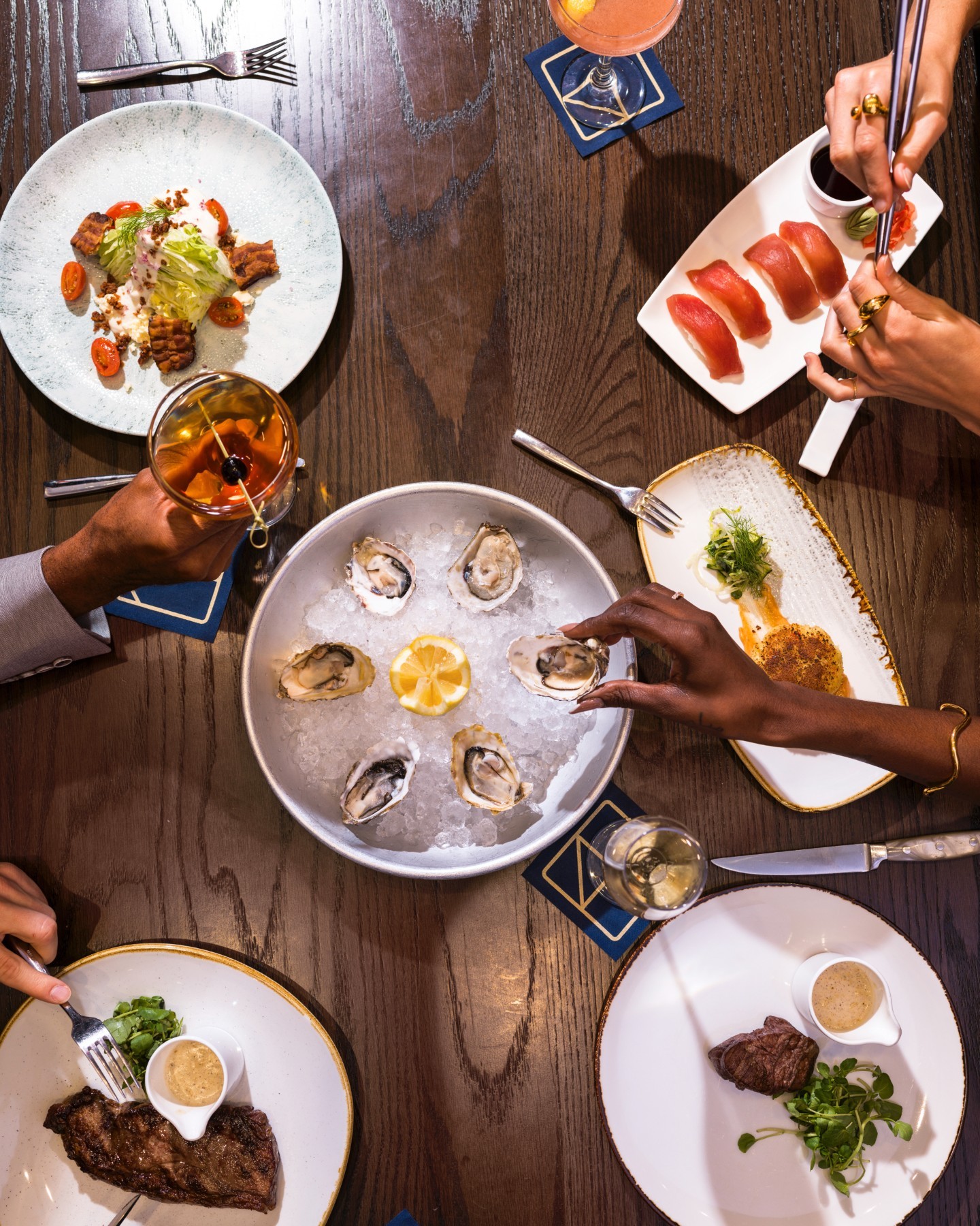 Intrepid steak and seafood restaurant at Hamilton Princess Bermuda