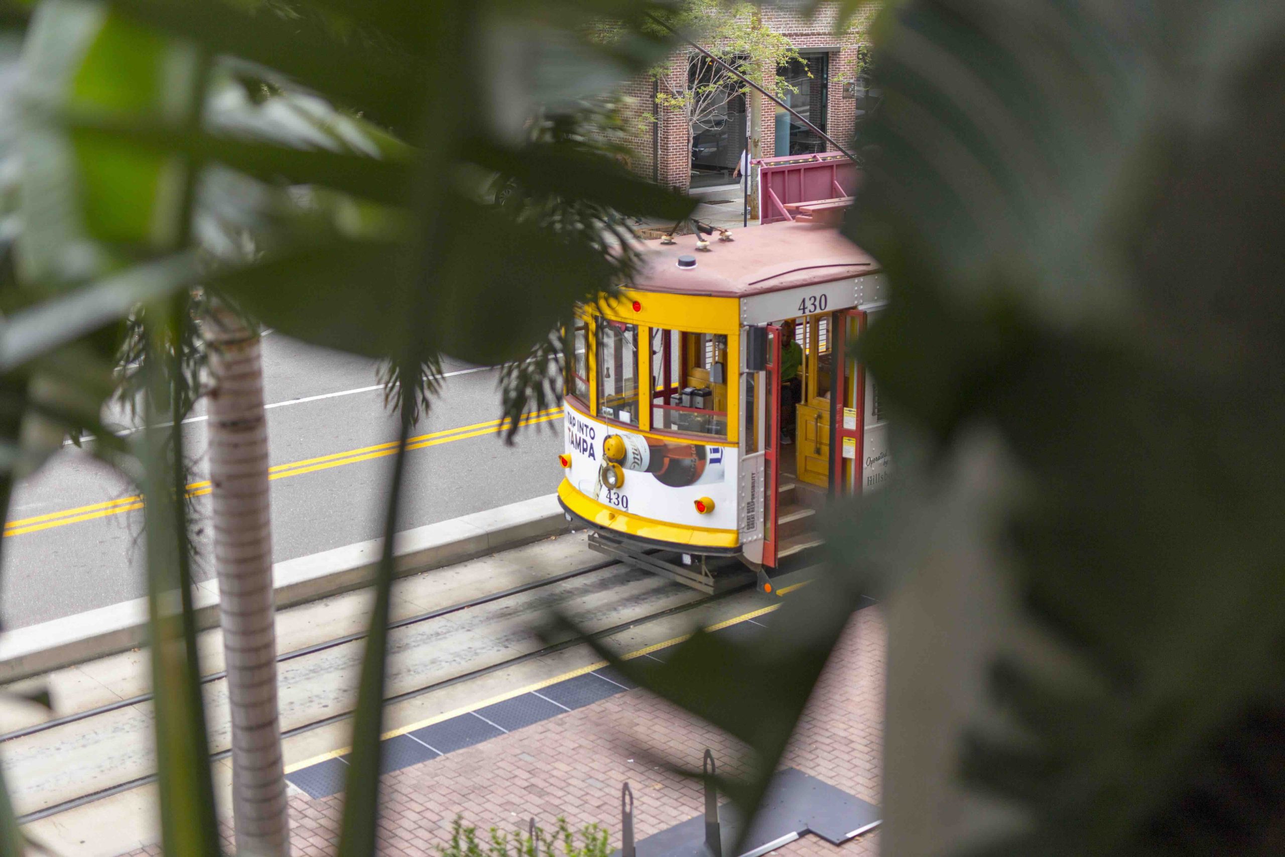 the TECO Line Streetcar, a 2.7-mile electric heritage streetcar that’s completely free to ride.