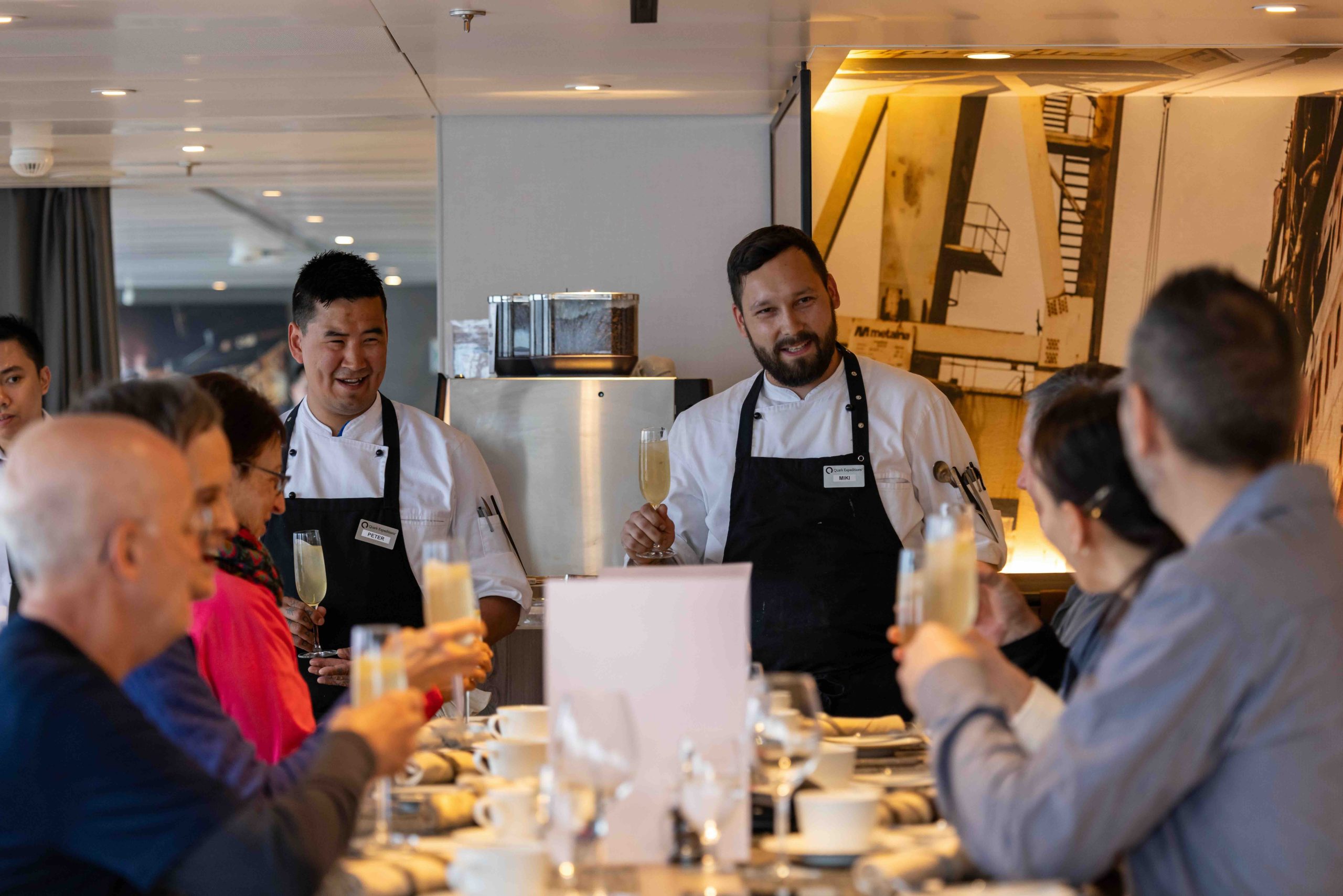  Inuit chefs, Miki Siegstad and Peter Berthelsen,