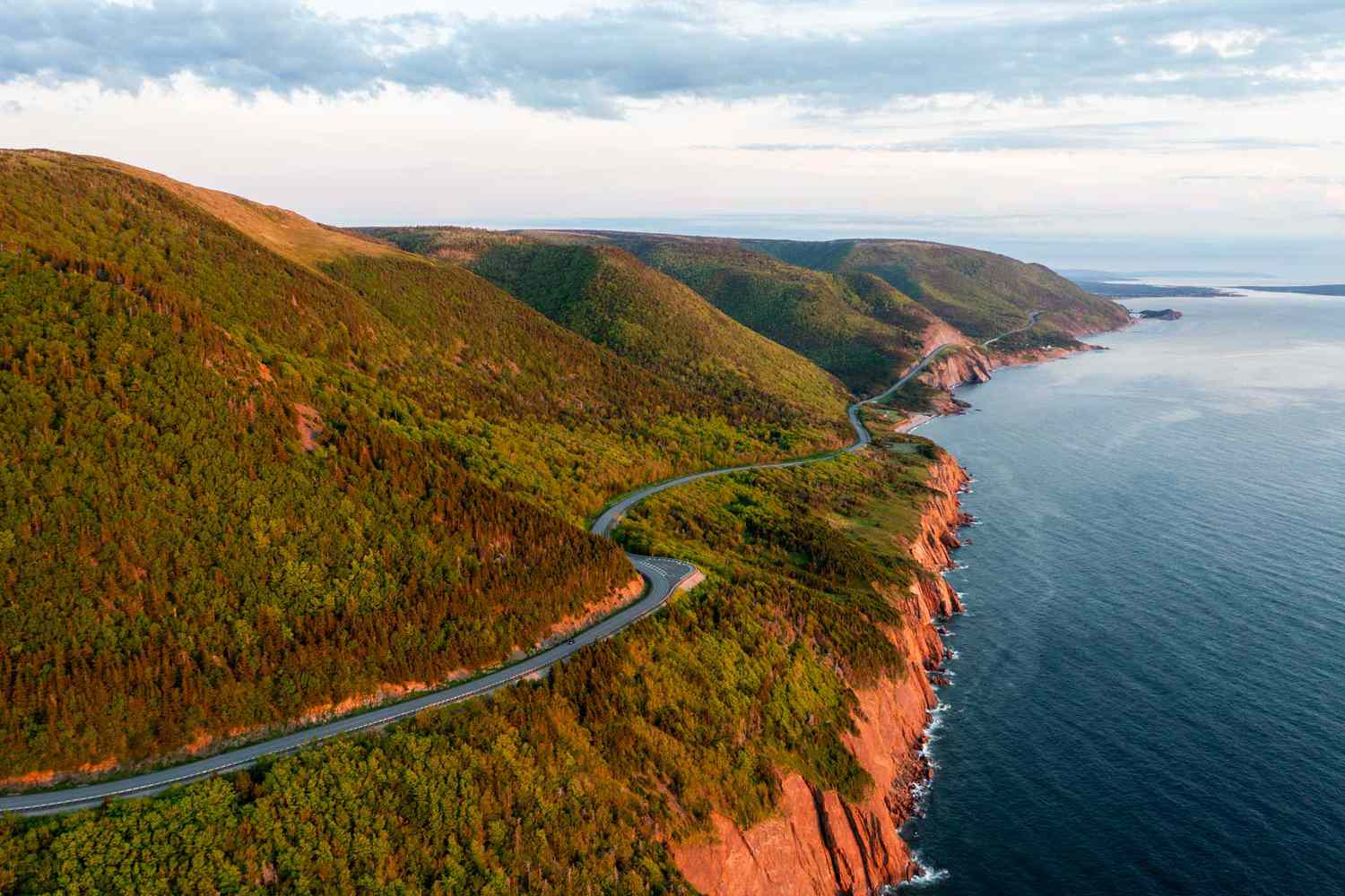 The dramatic Cabot Trail loops around the cliffs of Cape Breton Island, Nova Scotia. Photo: Courtesy of Cape Breton Destination Association