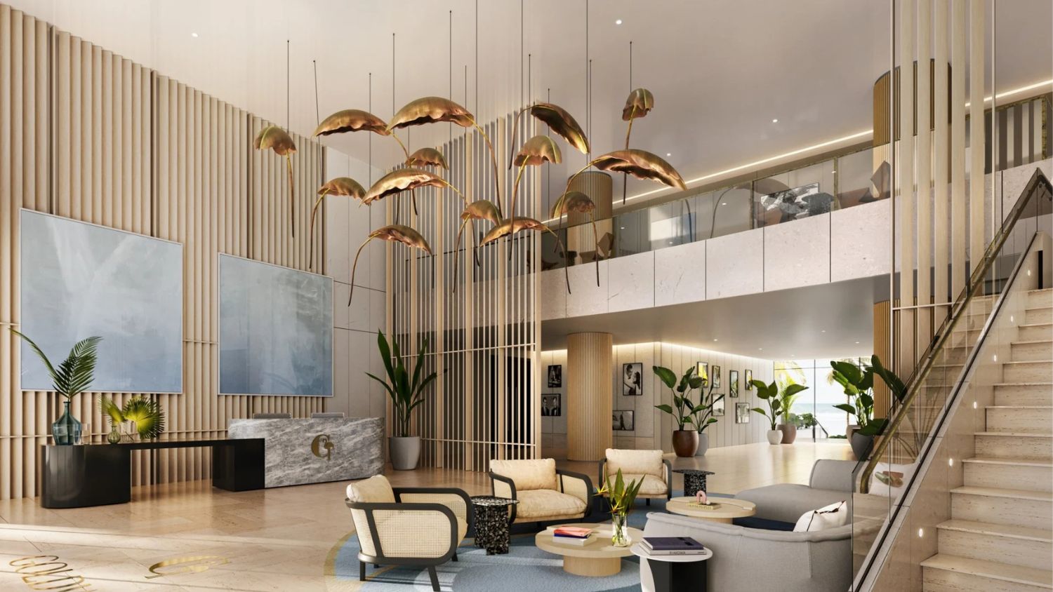 Lobby. Photo Photo: Courtesy of Goldwynn Resort & Residences