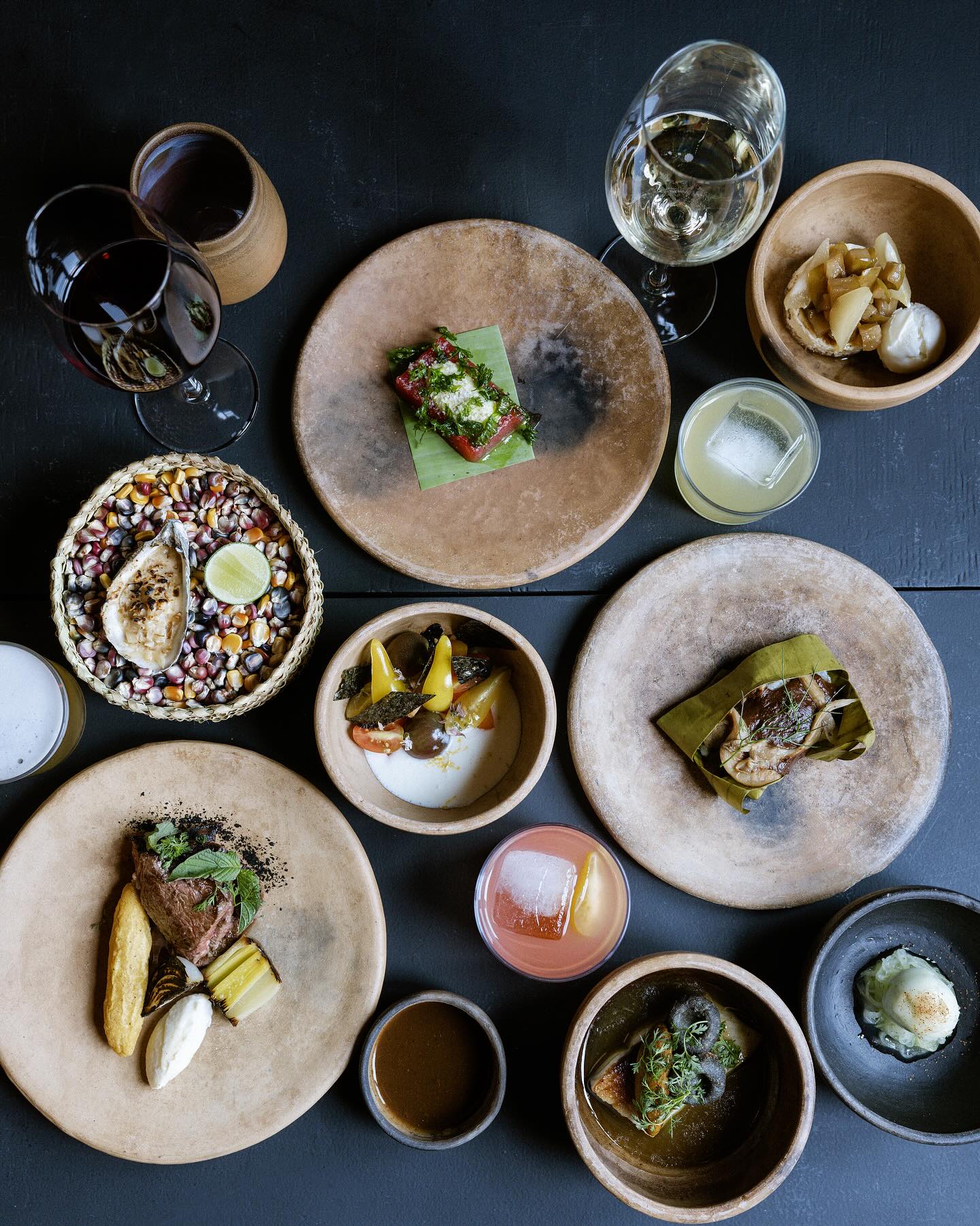 Criollo offers a 6-course tasting menu based on seasonal items accompanied by drink pairings ranging from wine, beer, cocktails, mezcal, tequila.