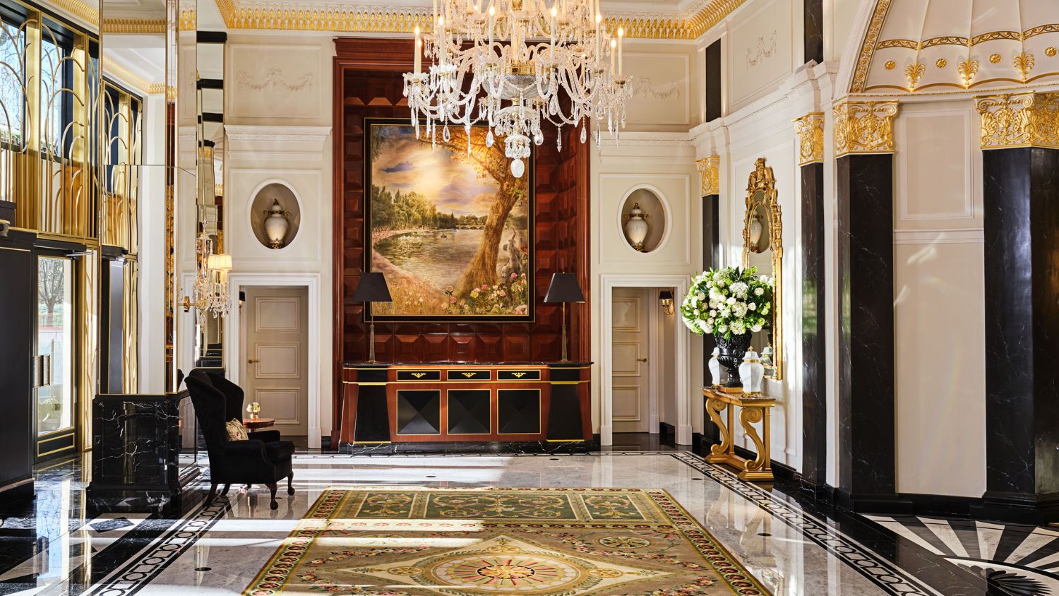 The Dorchester lobby photographed by Mark Read