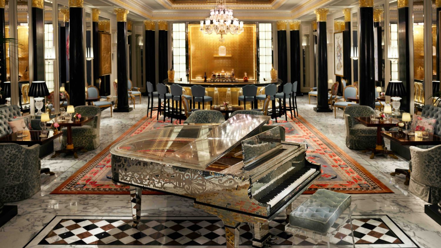 Liberace’s legendary mirrored piano