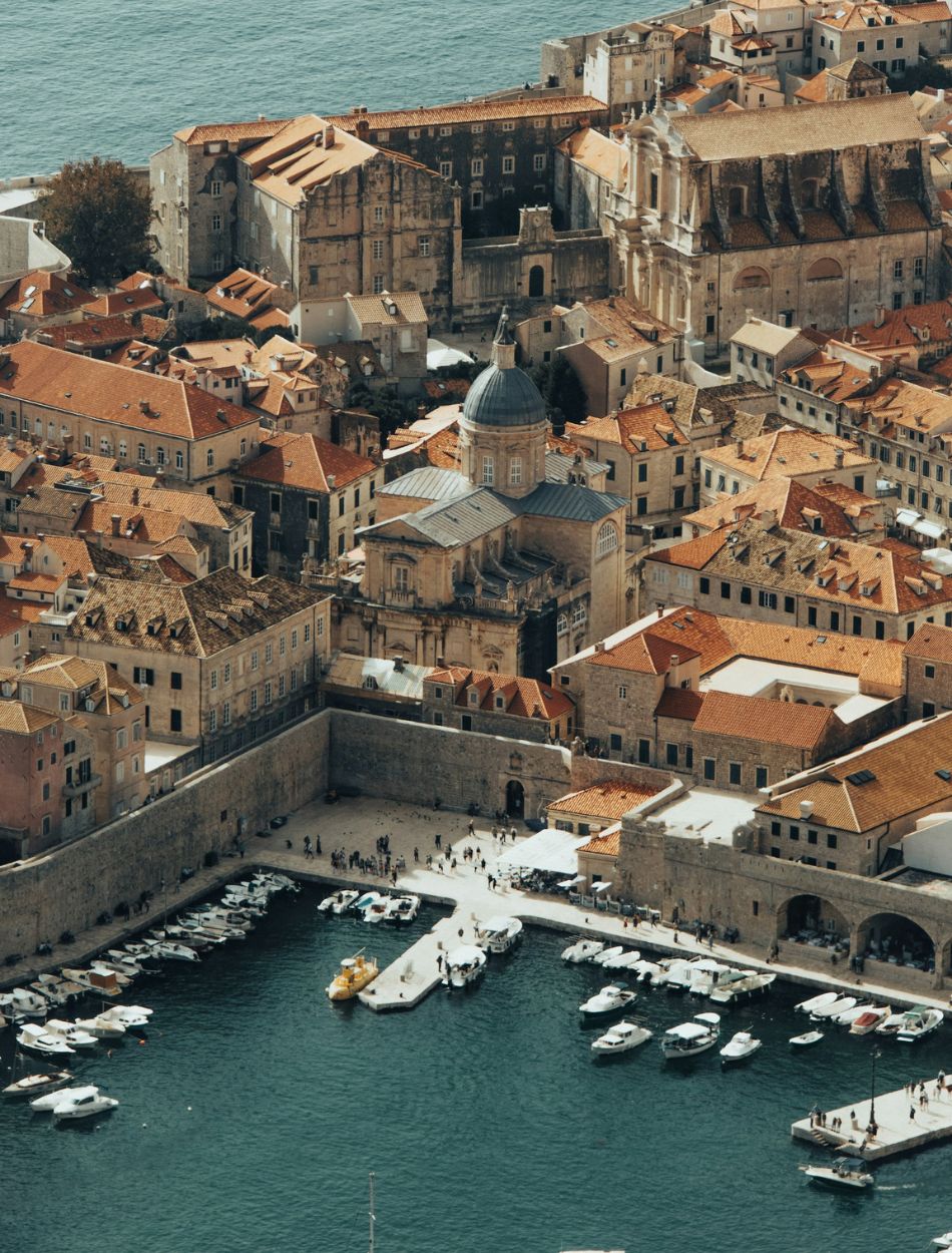 Dubrovnik’s city walls — over 500 years old and the real-life backdrop for King’s Landing in Game of Thrones.