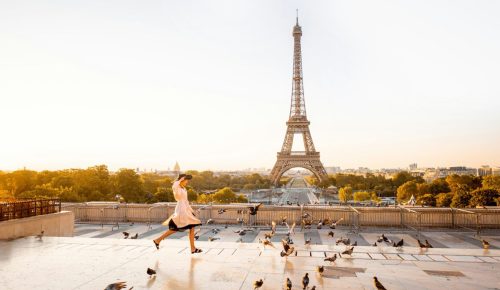 View of the Eiffel Tower from Trocadéro, symbolizing the beauty of exploring Paris solo.