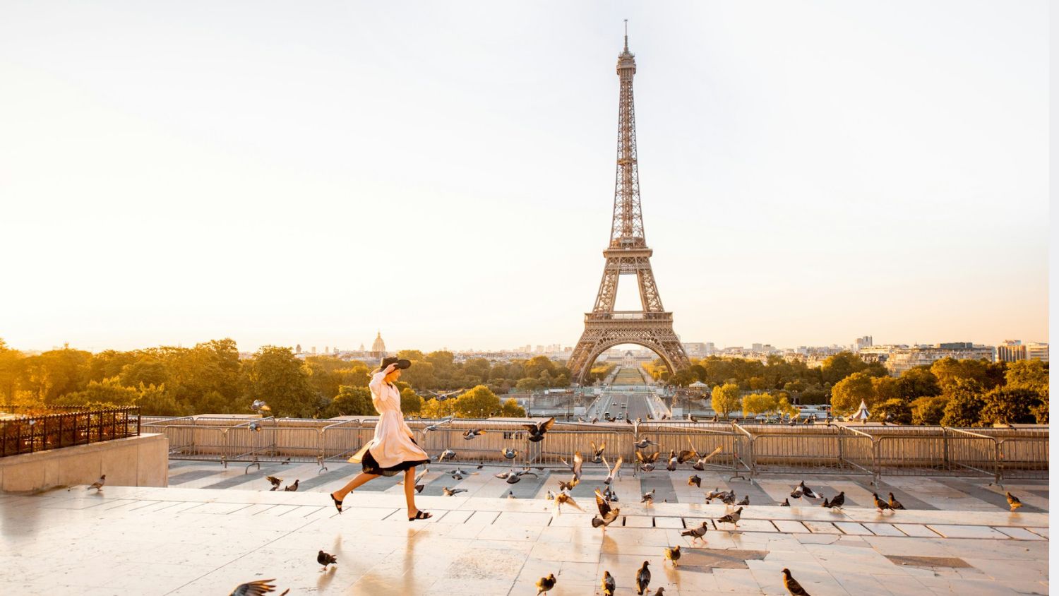 View of the Eiffel Tower from Trocadéro, symbolizing the beauty of exploring Paris solo.