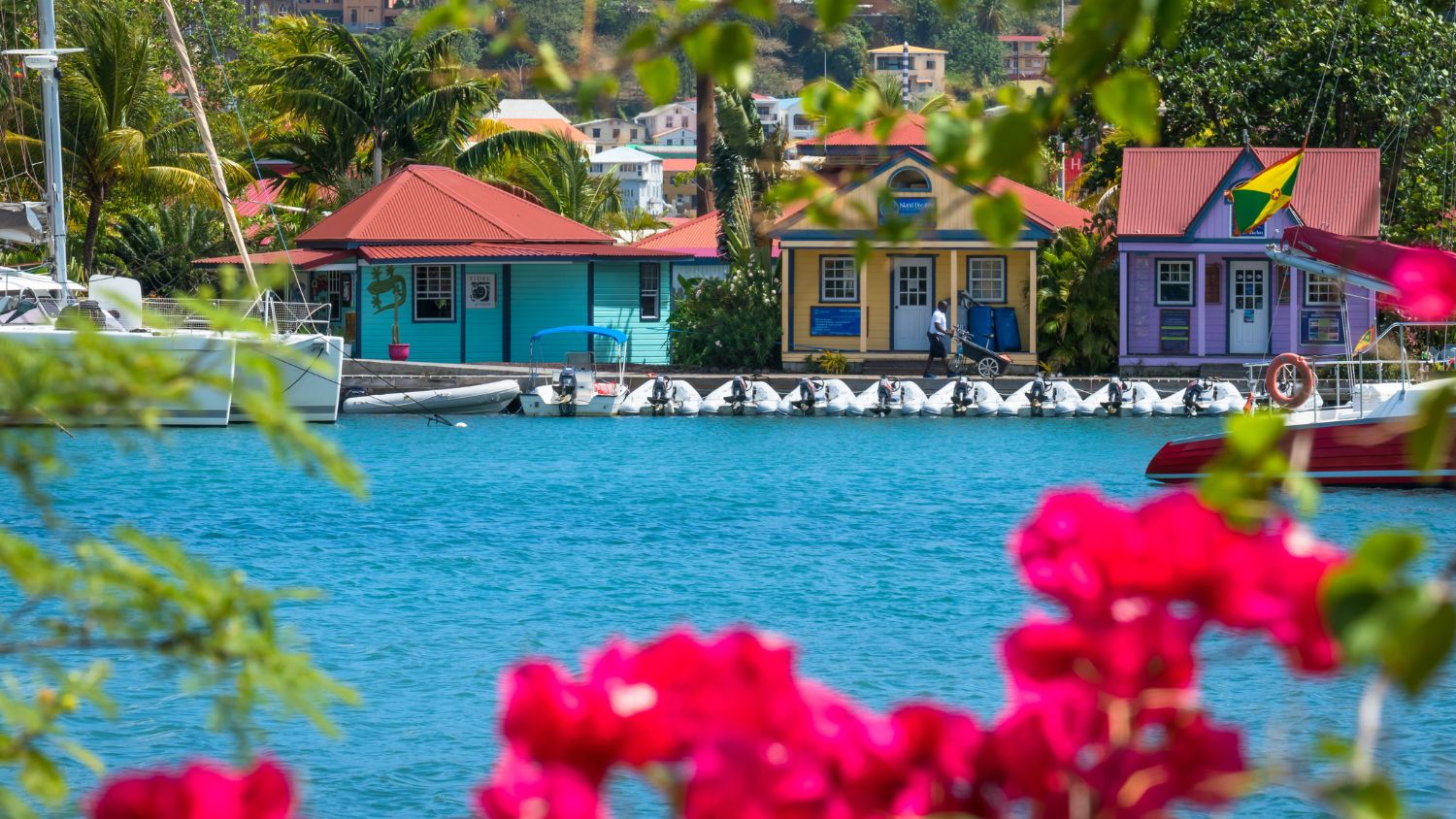The charming capital of St. George’s and its pastel-coloured hillside homes look straight out of a painting.