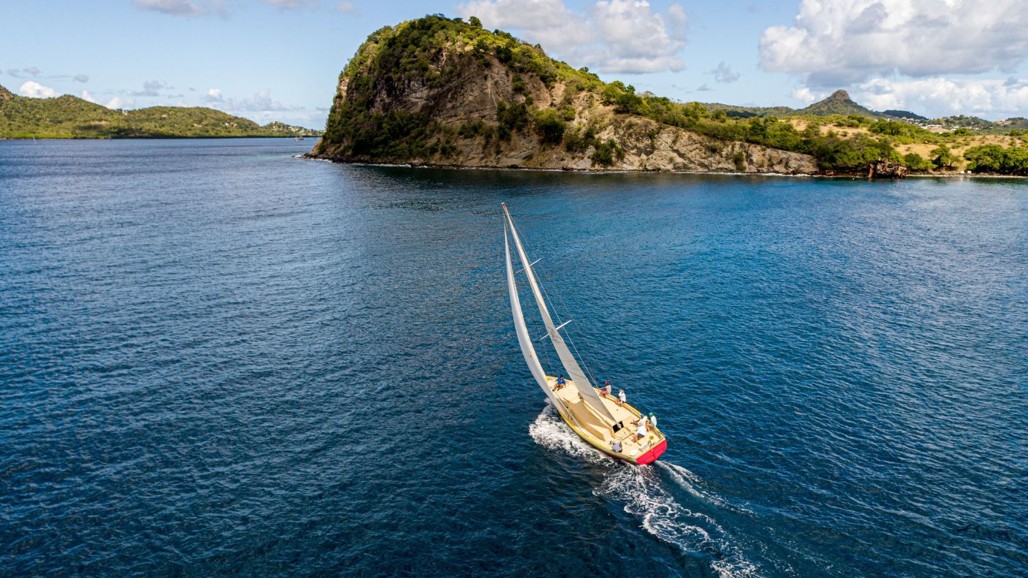 Grenada is nicknamed the ‘Spice Island’ because it produces over 30% of the world’s nutmeg — and the breeze on these waters carries a hint of it as you sail! Photo: Grenada Tourism Authority