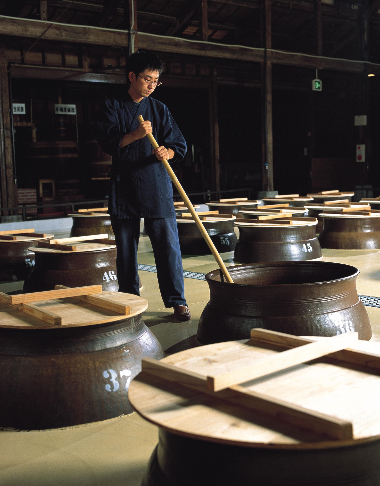 “Centuries of tradition go into making shochu from steamed rice at this Kyushu distillery.