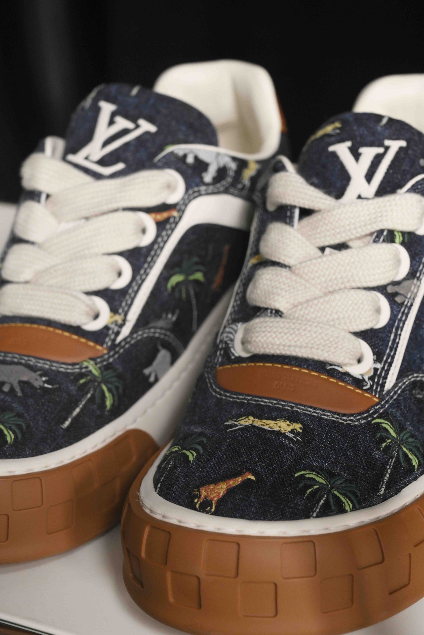 The new low-profile LV Tilted sneaker