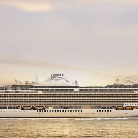 Regent Seven Seas Prestige debuts December 2026. The 77,000-ton all-suite ship carries 850 guests with a 1-to-1.3 crew ratio. Inaugural season: Caribbean and Panama Canal.