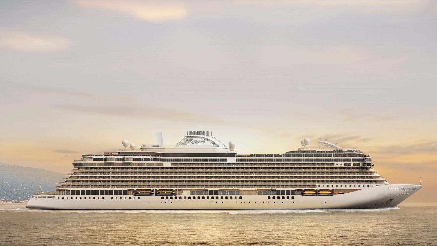 Regent Seven Seas Prestige debuts December 2026. The 77,000-ton all-suite ship carries 850 guests with a 1-to-1.3 crew ratio. Inaugural season: Caribbean and Panama Canal.